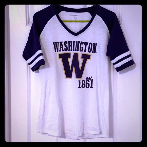 Champion Tops - 3/$15 - UW Huskies v neck tee